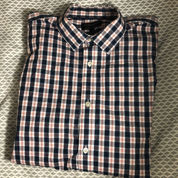 Banana Republic Factory Other - Banana Republic Blue & Orange Dress Shirt (L)